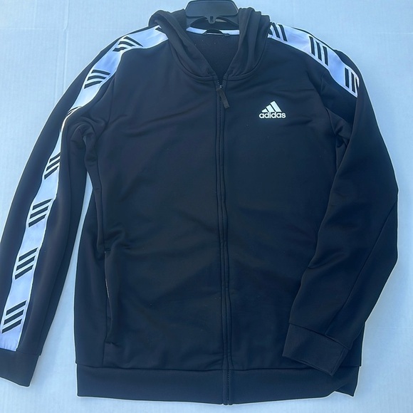 Men’s ADIDAS ZIPPER SWEATER SZ L - Picture 1 of 3